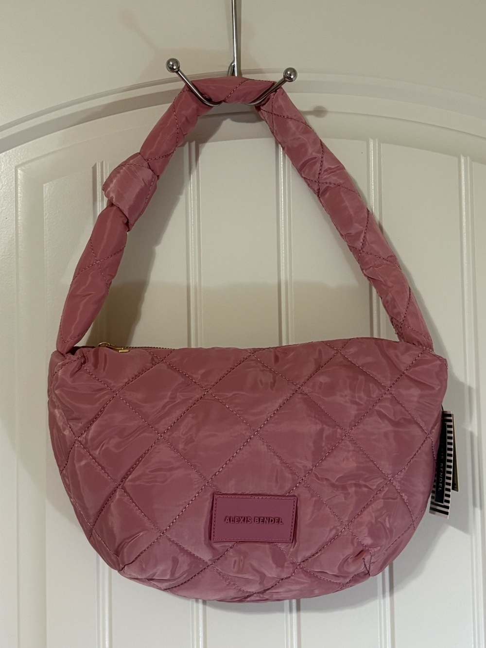 Alexis Bittar Pink Quilted Shoulder Bag